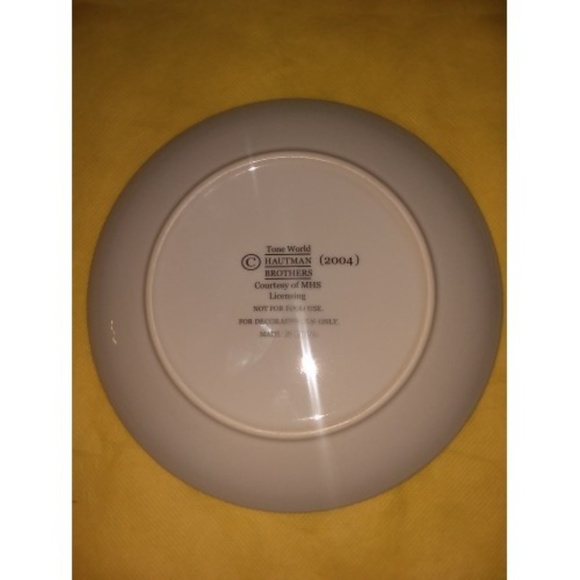 TONE WORLD HAUTMAN BROTHERS 2004 COLLECTION PLATE - Picture 2 of 2